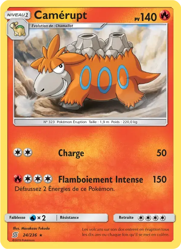 Carte Pokémon Camérupt #24 — Harmonie des Esprits