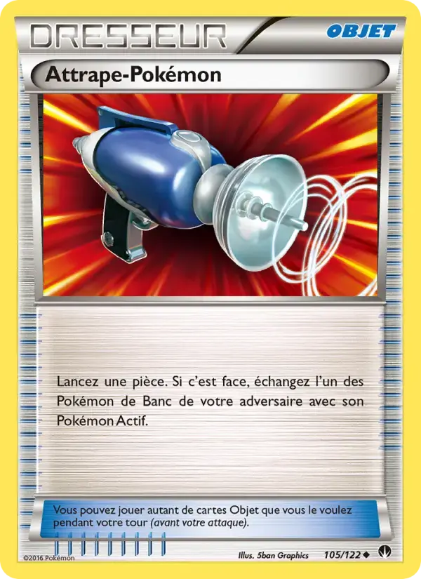 Carte Pokémon Attrape-Pokémon #105 — Rupture Turbo