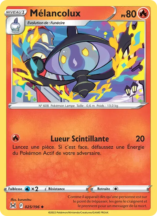 Carte Pokémon Mélancolux #025 — Origine Perdue