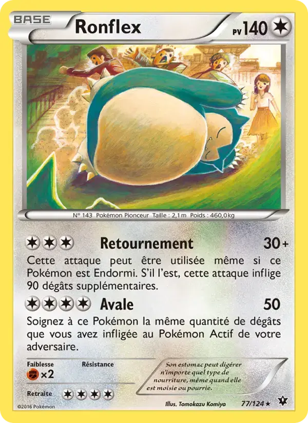 Carte Pokémon Ronflex #77 — Impact des Destins