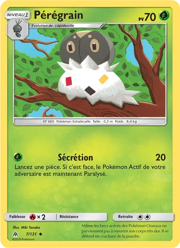 Carte Pokémon Pérégrain #7 — Lumière Interdite