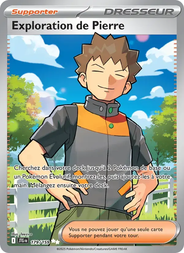 Carte Pokémon Exploration de Pierre #179 — Aventures Ensemble