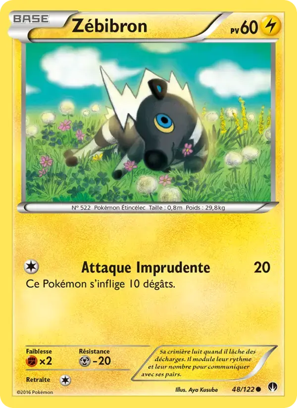 Carte Pokémon Zébibron #48 — Rupture Turbo