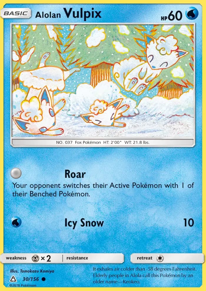 Alolan Vulpix #30 — Ultra Prism