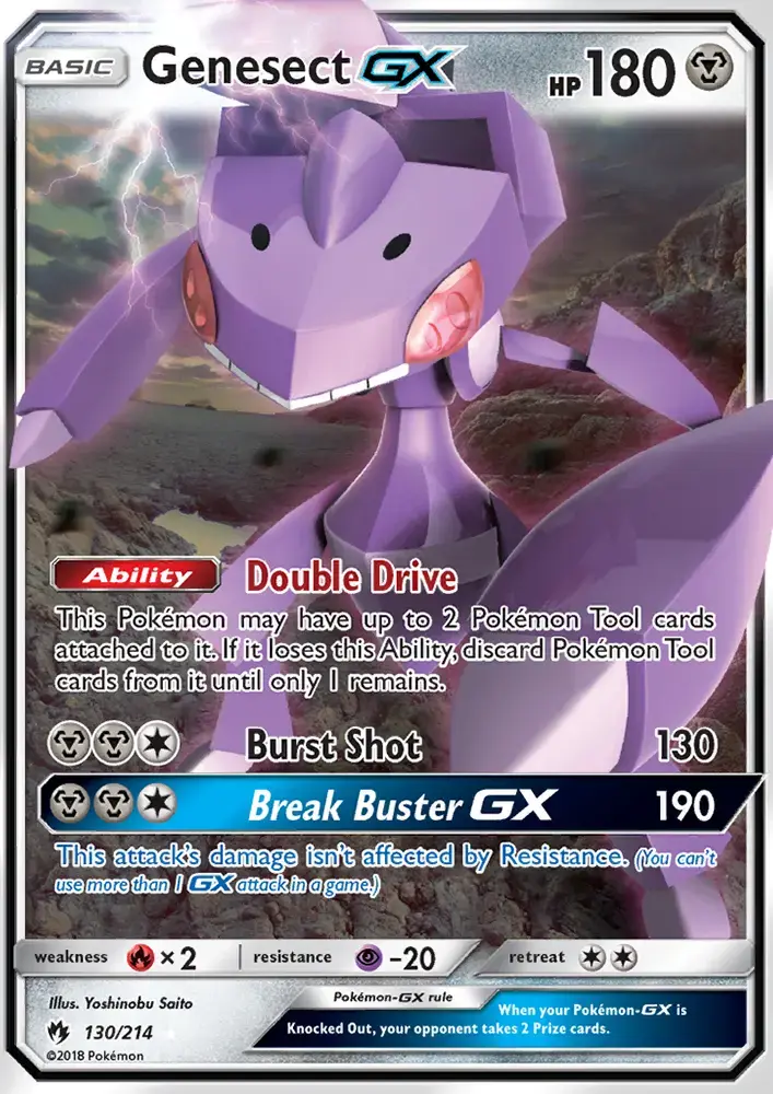 Genesect GX #130 — Lost Thunder