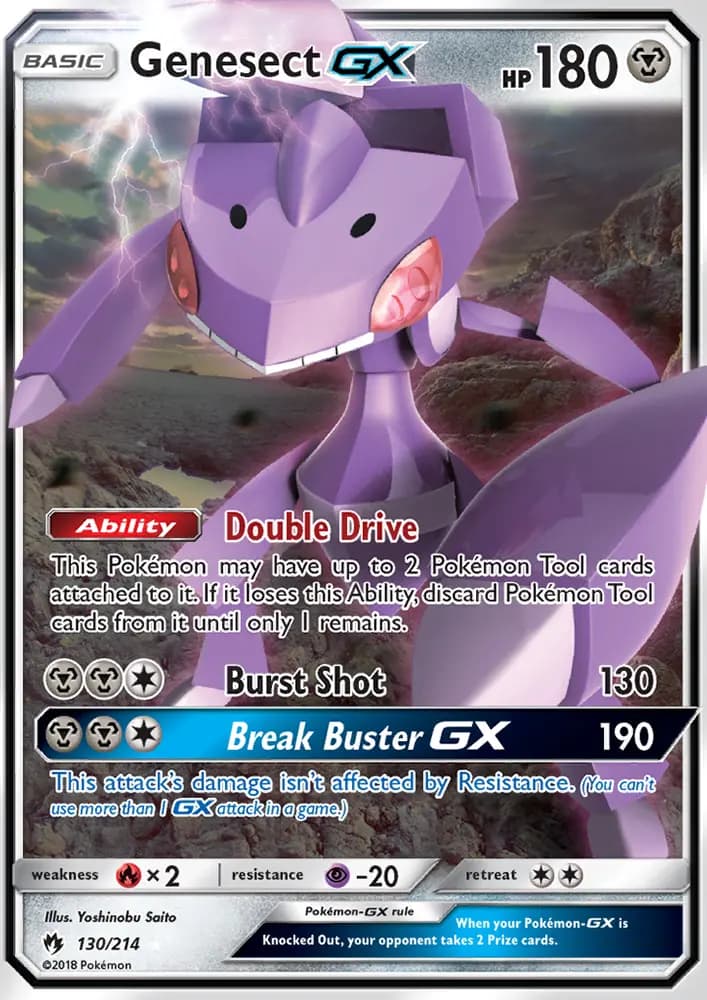 Genesect GX #130 — Lost Thunder