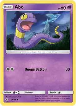 Carte Pokémon Abo #26 — Destinées Occultes