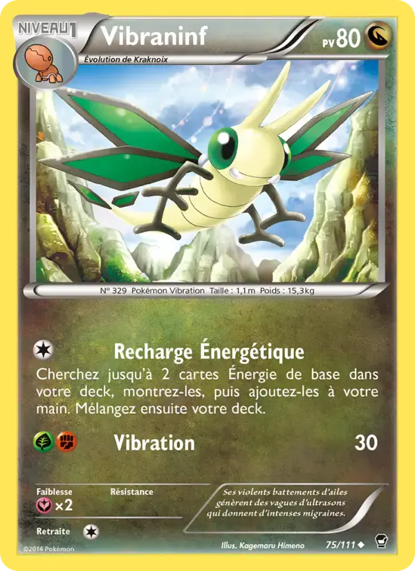Carte Pokémon Vibraninf #75 — Poings Furieux
