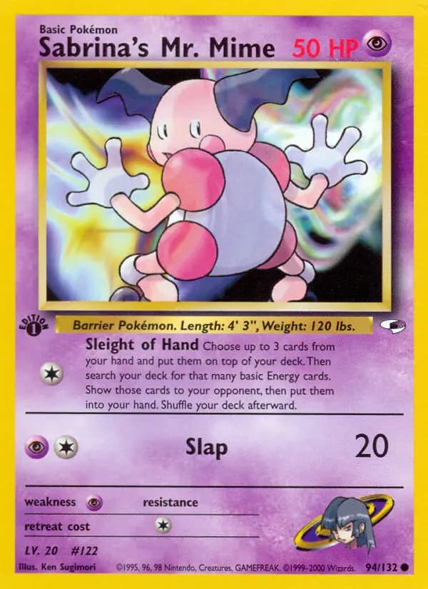 Sabrina's Mr. Mime #94 — Gym Heroes