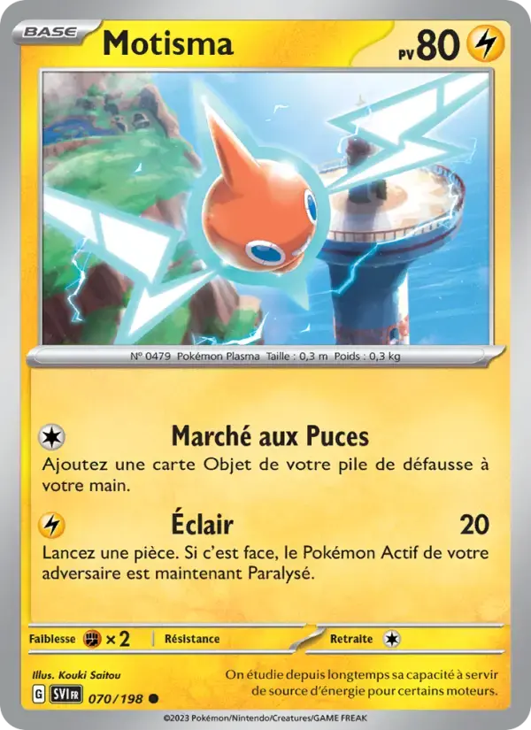 Carte Pokémon Motisma #070 — Écarlate et Violet