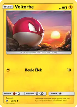 Carte Pokémon Voltorbe #30 — Légendes Brillantes