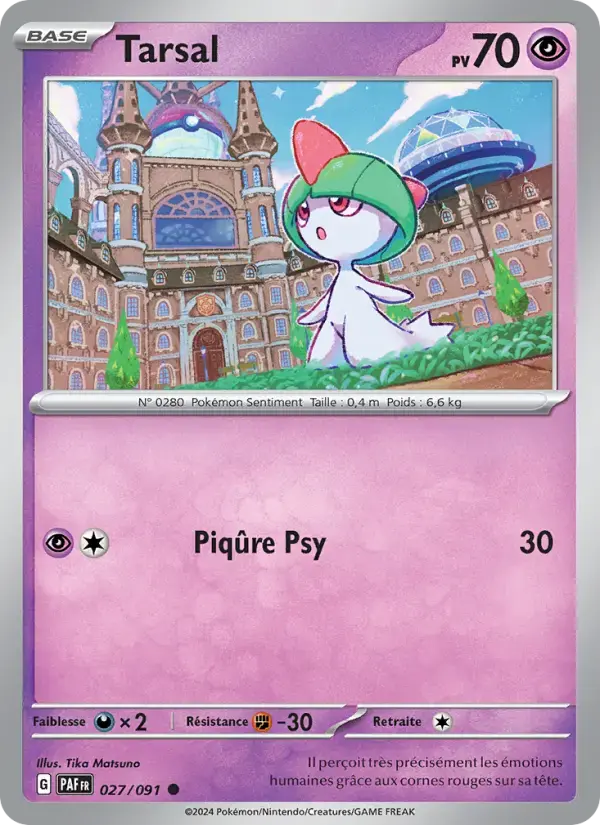 Carte Pokémon Tarsal #027 — Destinées de Paldea