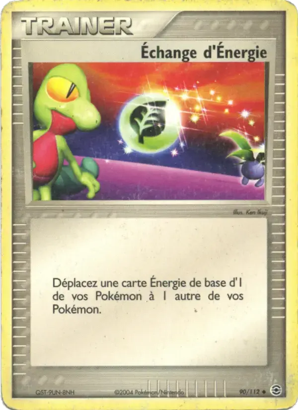 Carte Pokémon Échange d'Énergie #90 — Rouge Feu & Vert Feuille