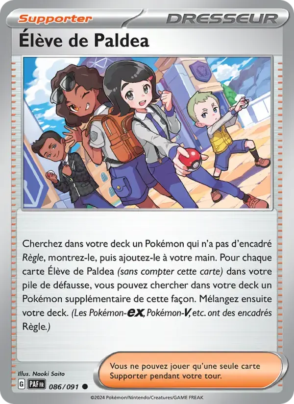 Carte Pokémon Élève de Paldea #086 — Destinées de Paldea