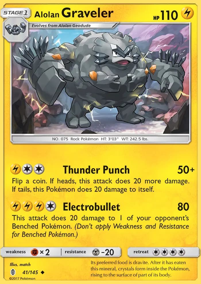 Alolan Graveler #41 — Guardians Rising