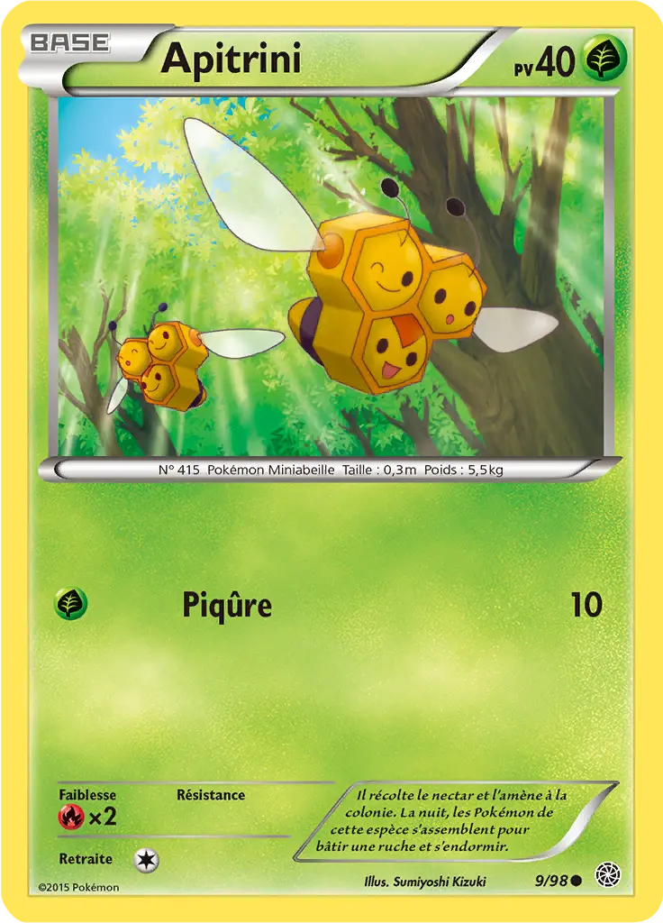 Carte Pokémon Apitrini #9 — Origines Antiques