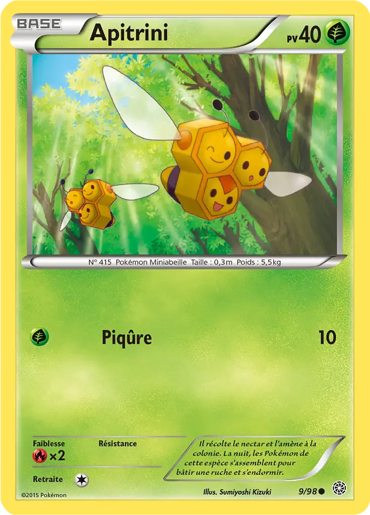 Carte Pokémon Apitrini #9 — Origines Antiques
