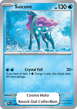 Suicune #026 Cosmos Holo — Phantasmal Flames