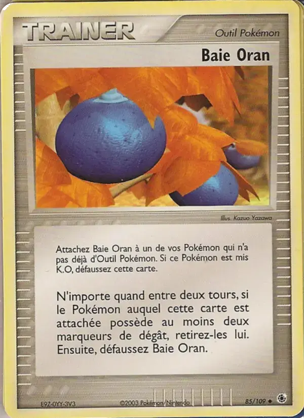 Carte Pokémon Baie Oran #85 — Rubis & Saphir