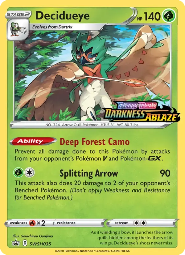 Decidueye #SWSH035 — Sword & Shield Promos