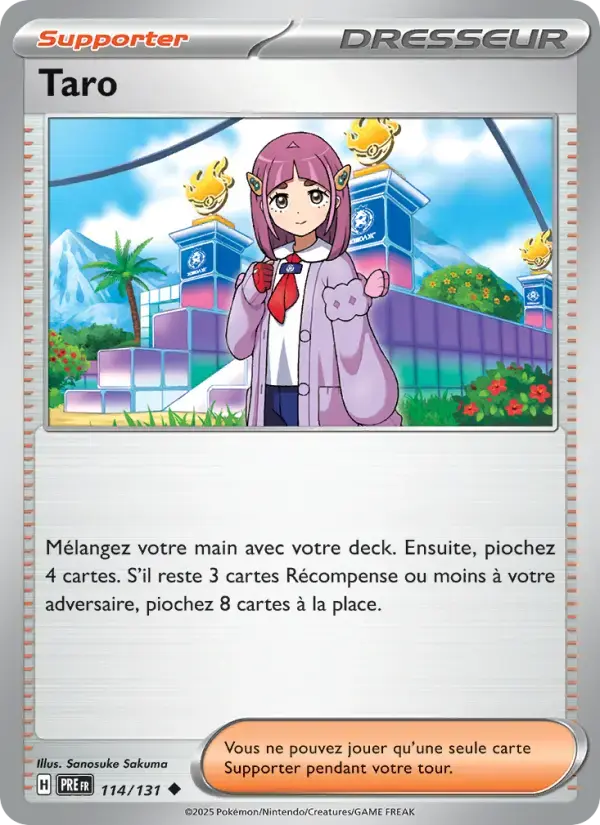 Carte Pokémon Taro #114 — Évolutions Prismatiques