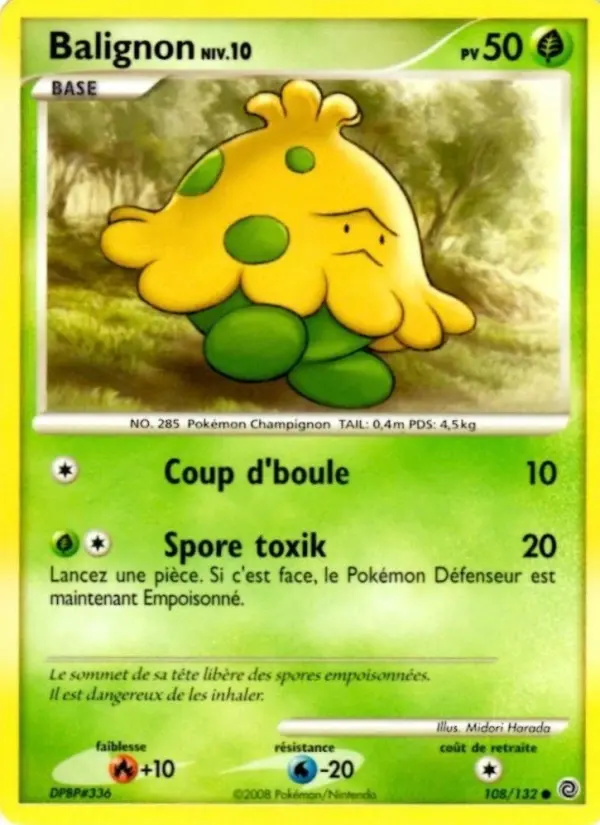 Carte Pokémon Balignon #108 — Merveilles Secrètes