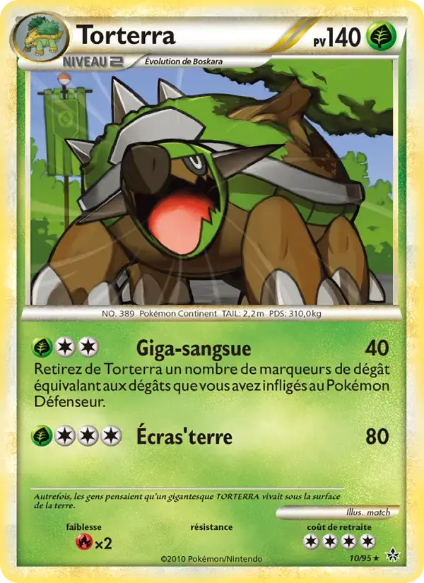Carte Pokémon Torterra #10 — Déchaînement