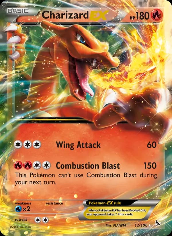 Charizard EX #12 — Flashfire