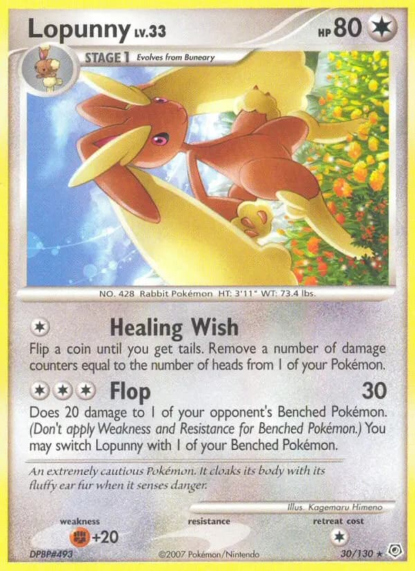 Lopunny #30 — Diamond & Pearl