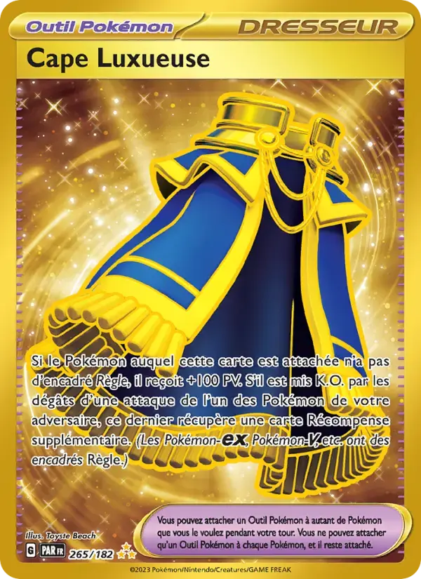 Carte Pokémon Cape Luxueuse #265 — Faille Paradoxe