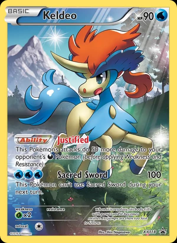 Keldeo #XY118 — XY Promos