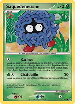 Carte Pokémon Saquedeneu #78 — Tempête