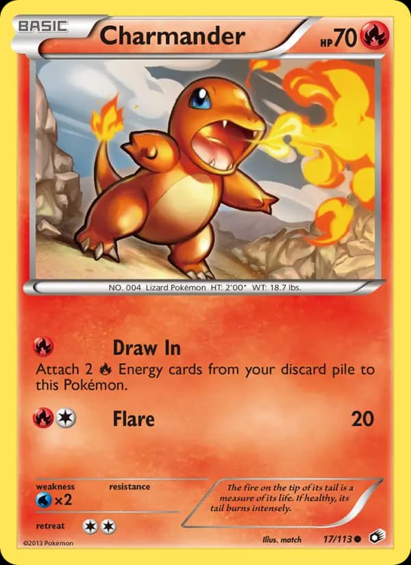 Charmander #17 — Legendary Treasures