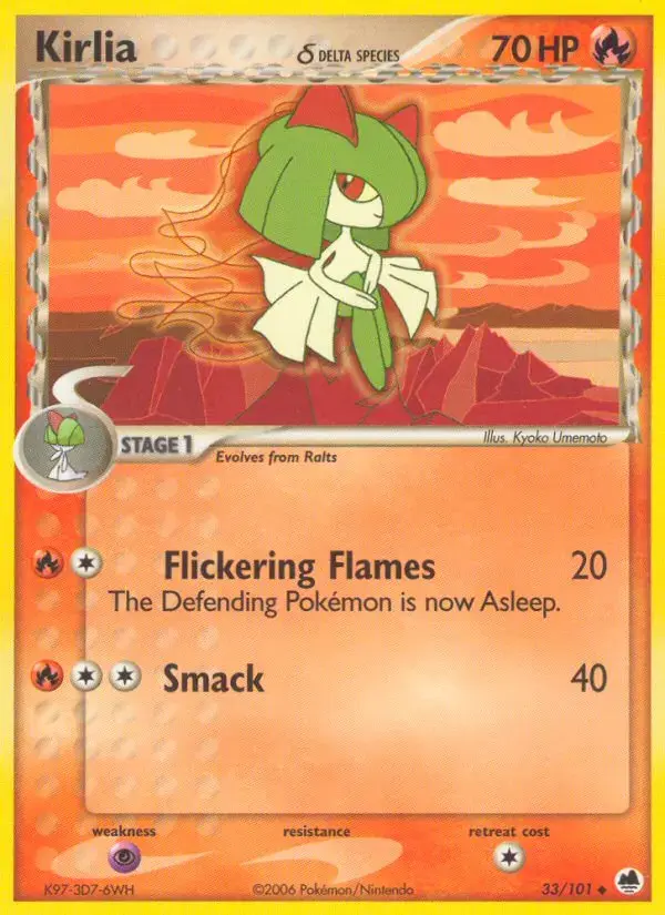 Kirlia δ #033 — Dragon Frontiers