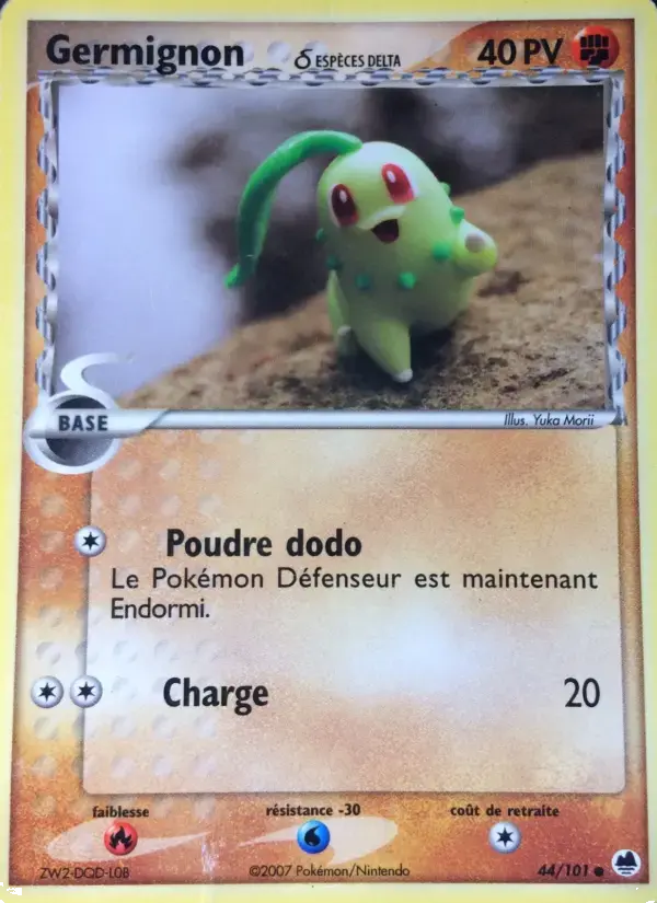Carte Pokémon Germignon δ #044 — Île des Dragons