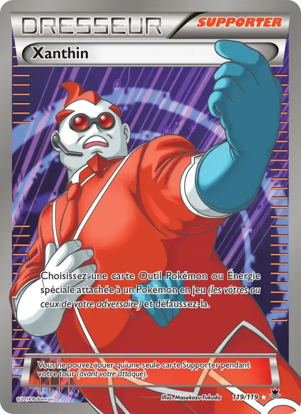 Carte Pokémon Xanthin #119 — Vigueur Spectrale