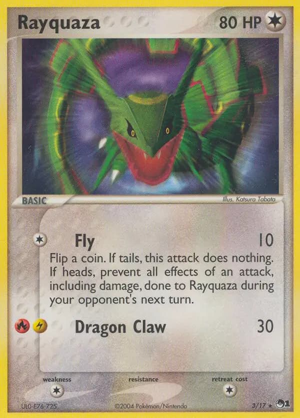 Rayquaza #3 — POP 1