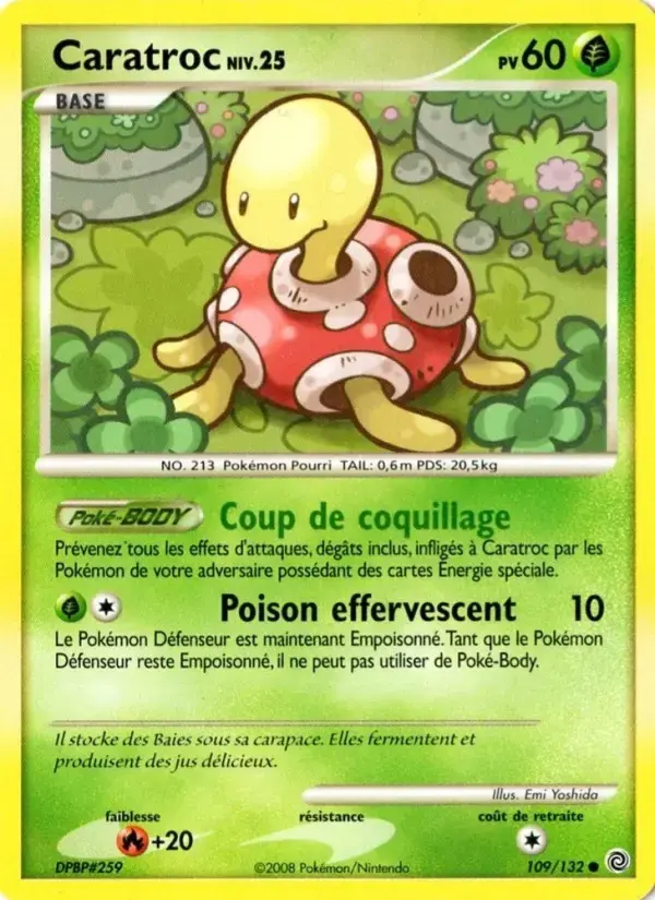 Carte Pokémon Caratroc #109 — Merveilles Secrètes