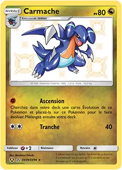 Carte Pokémon Carmache #SV39 — Destinées Occultes