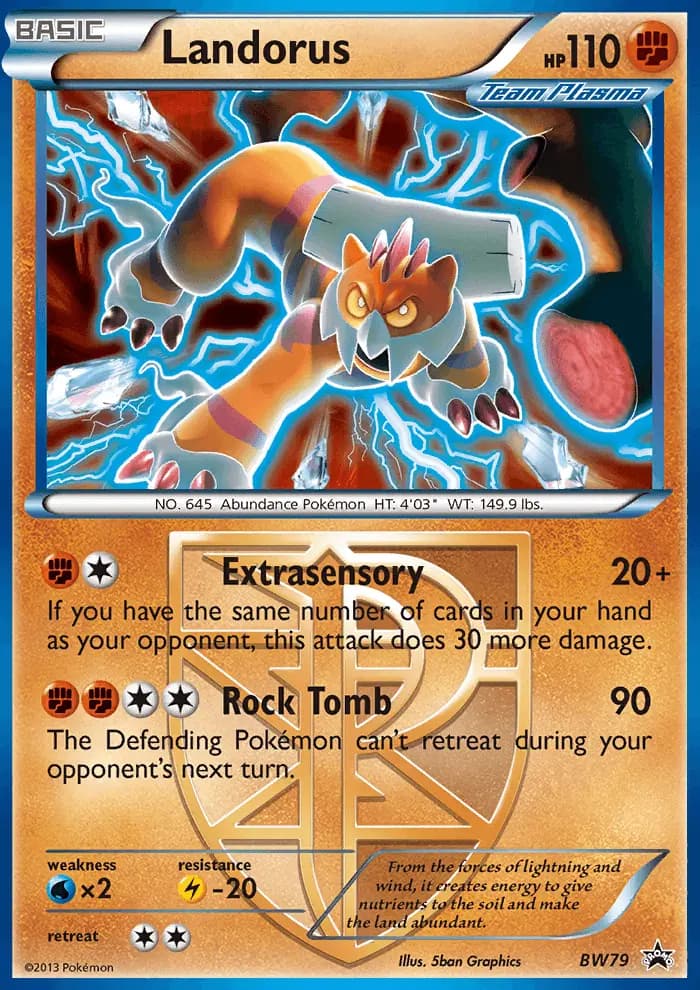 Landorus #BW79 — Black & White Promos