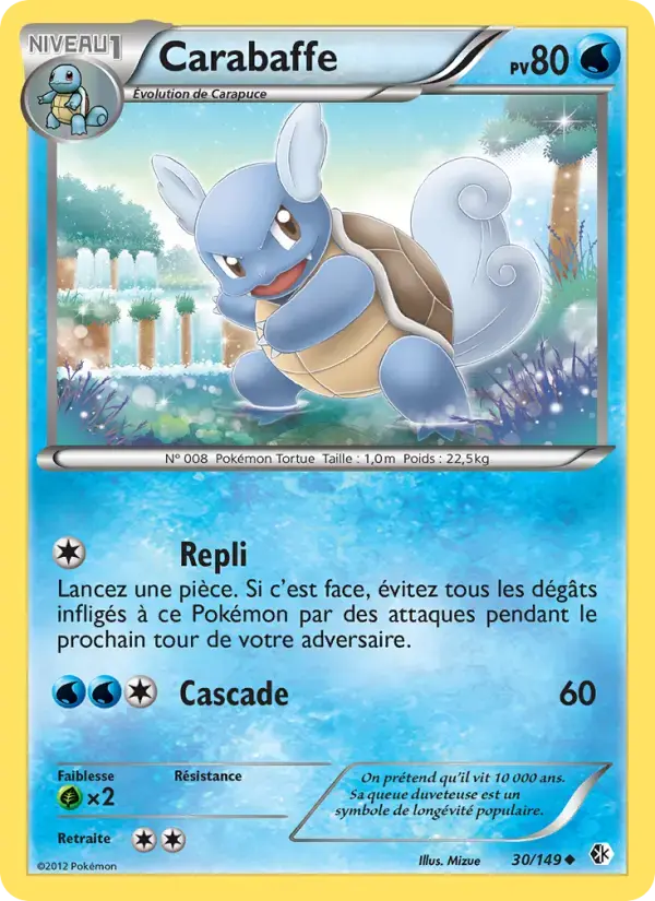 Carte Pokémon Carabaffe #30 — Frontières Franchies