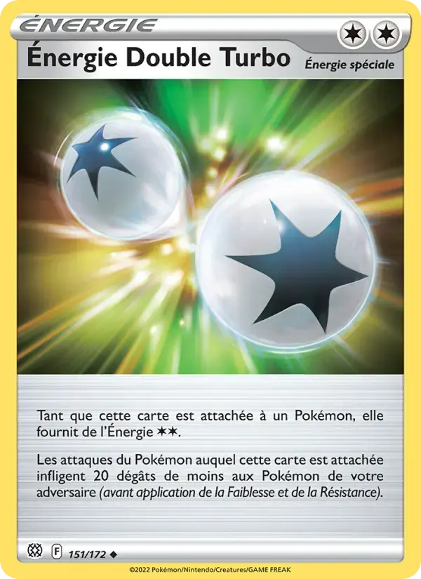 Carte Pokémon Énergie Double Turbo #151 — Stars Étincelantes