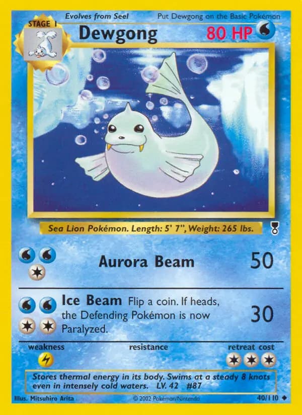 Dewgong #40 — Legendary Collection