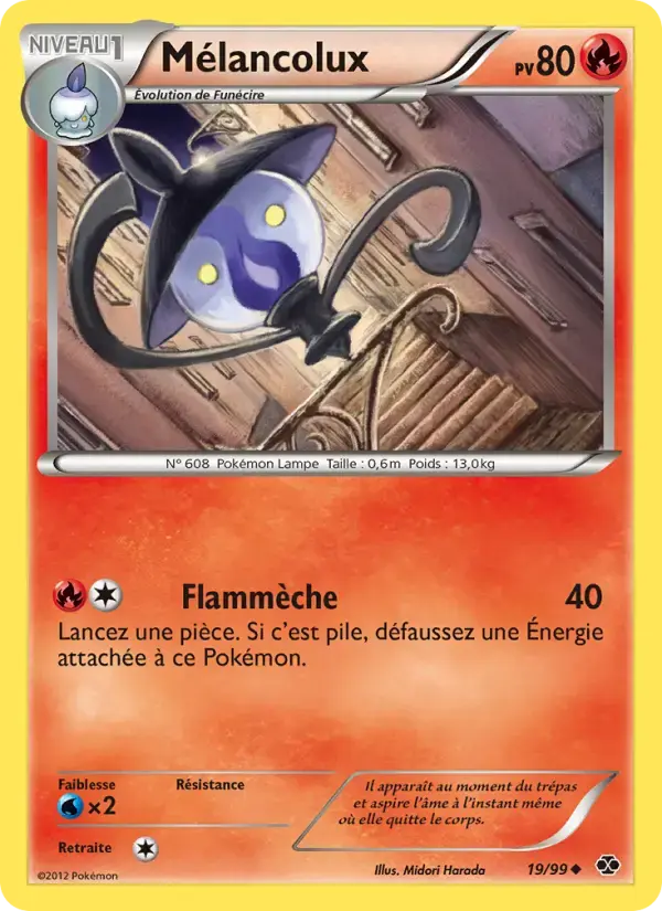 Carte Pokémon Mélancolux #19 — Destinées Futures