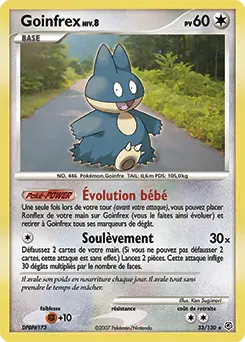 Carte Pokémon Goinfrex #33 — Diamant et Perle