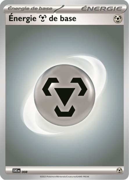 Carte Pokémon Énergie Métal #008 — Énergies Écarlate et Violet