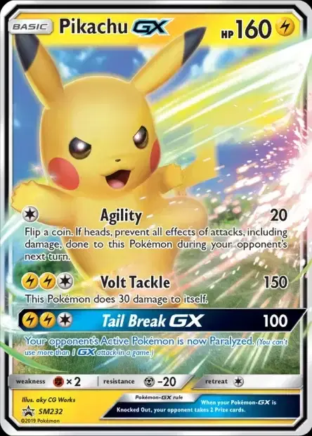 Carte Pokémon Pikachu-GX #SM232 — Jumbo