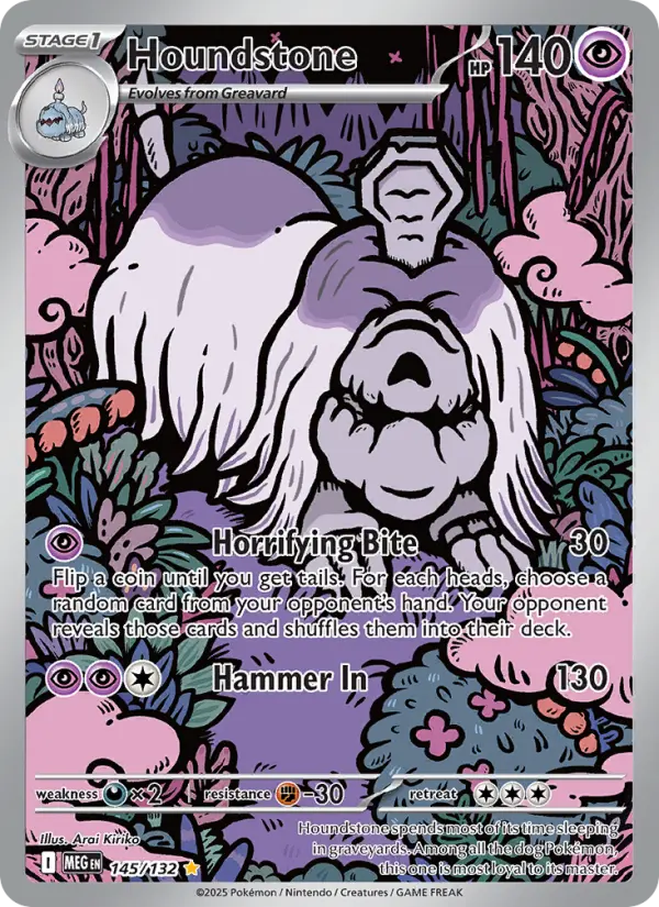 Carte Pokémon Tomberro #145 — Méga-Évolution