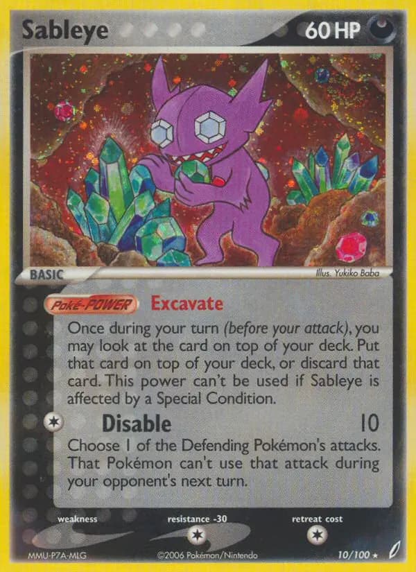 Sableye #10 — Crystal Guardians