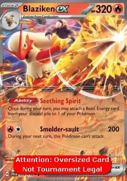 Carte Pokémon Braségali-ex #JTG 024 — Jumbo
